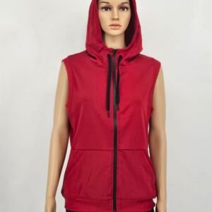 Alternative view of Ladies Riflessi Sleeveless Zip Up Hoodie