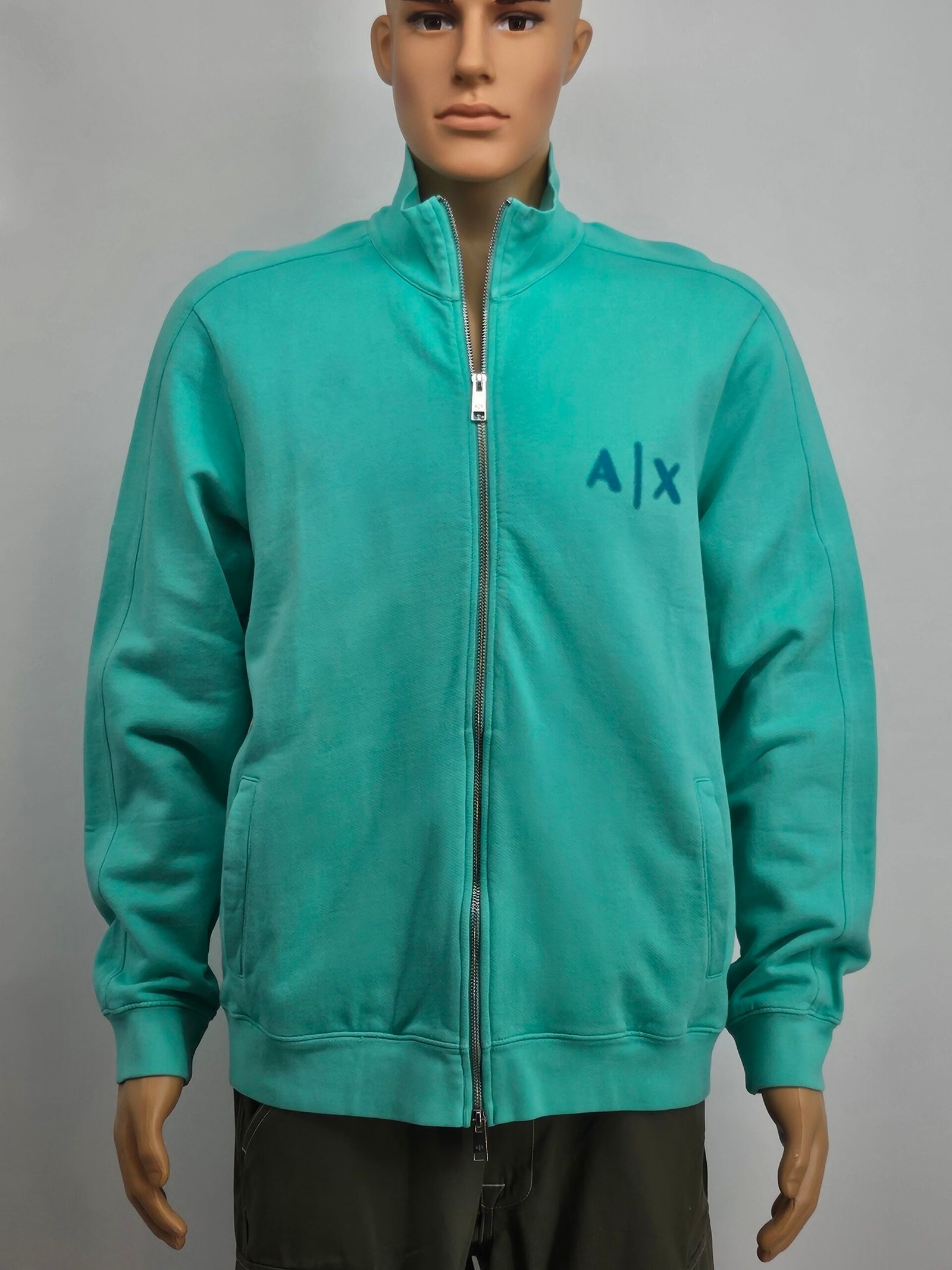Mens Armani Exchange Zip-up Track Top - Image 2