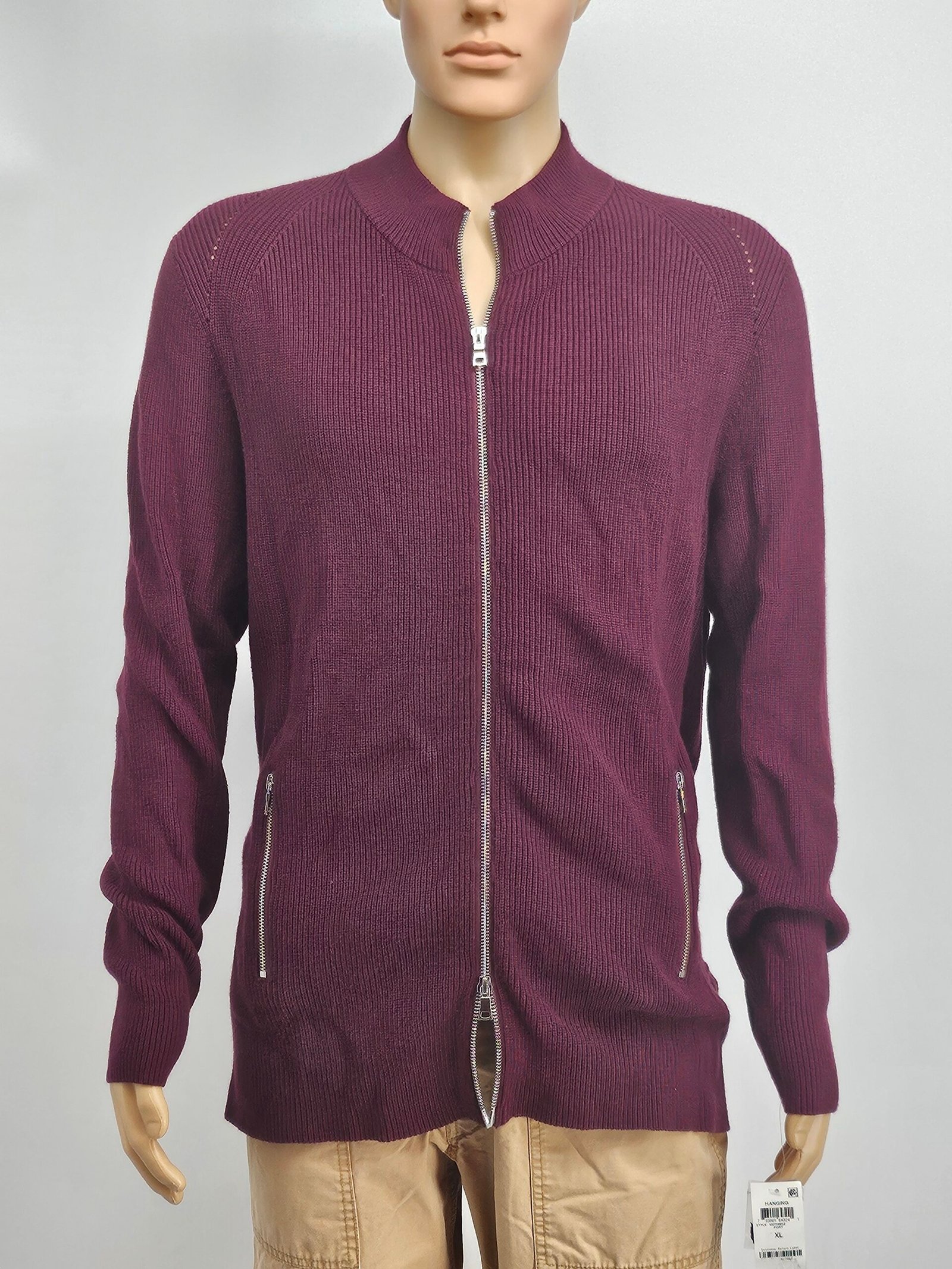 Mens International Concepts Zip-Up Cardigan - Image 4