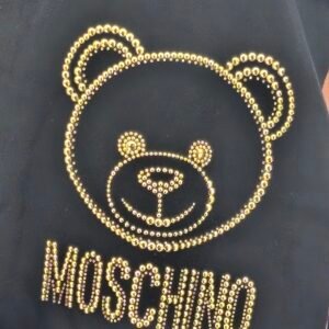 Alternative view of Ladies Moschino Studded Bear Scarf
