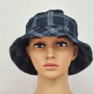 Alternative view of Ladies Melrose&Market Denim Plaid Bucket Hat