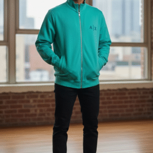 Mens Armani Exchange Zip-up Track Top