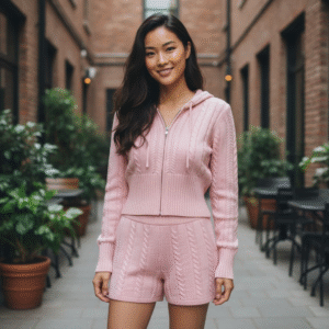 Ladies Charlotte Russe Knit Pants / Hoodie Combo