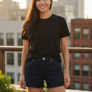 Ladies Armani Exchange Denim Shorts