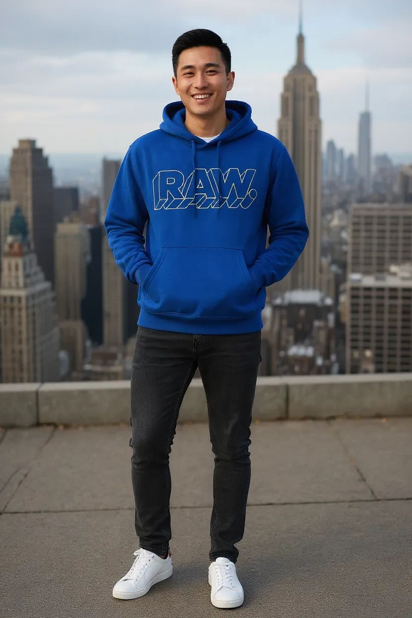 Mens G-Star RAW Hoodie - Image 6