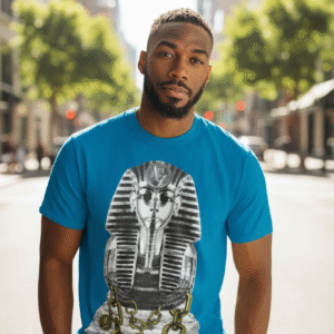 Mens Versace Egyptian Print SS T-Shirt