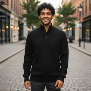 Mens Express Half Zip Pullover Sweater / Jersey