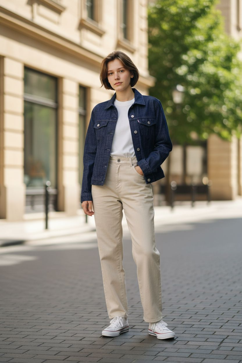 Ladies Levi's Denim Jacket - Image 3