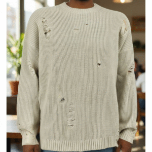 Mens ASOS Design Distressed Sweater/Jersey