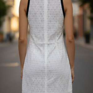 Alternative view of Ladies Karl Lagerfeld Paris Tie Neck Dress