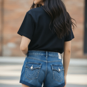 Ladies True Religion Jennie Denim Shorts